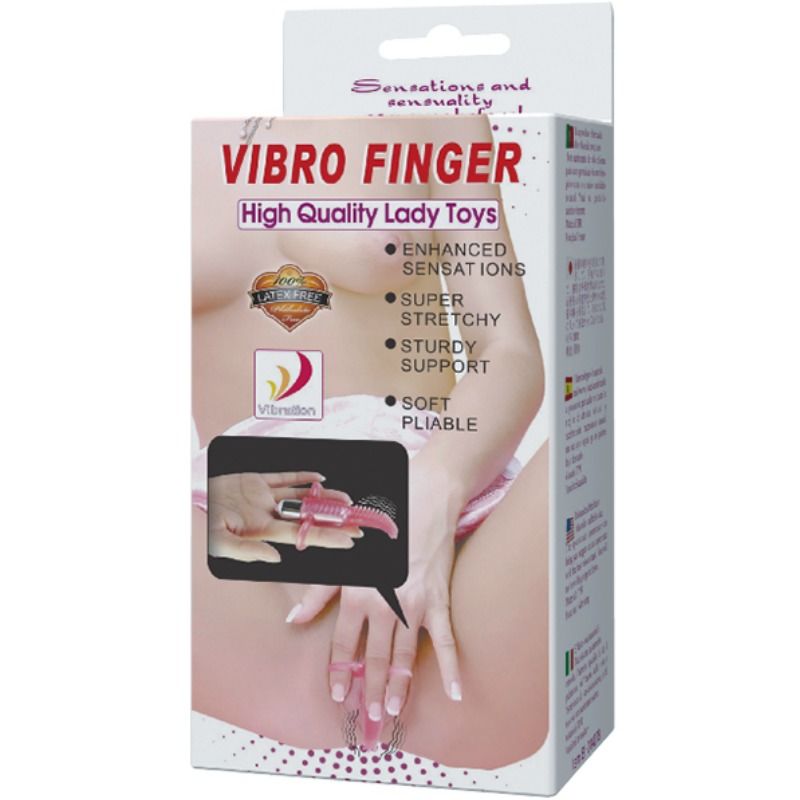 Baile – Double Doigt Vibrant pour Stimulation Précise - Rose
