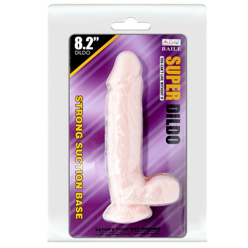 Baile - Gode Réaliste avec Ventouse - 21 cm