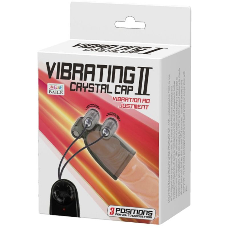 Baile - Couvercle Vibrant pour Stimulation Gland - Cristal 2