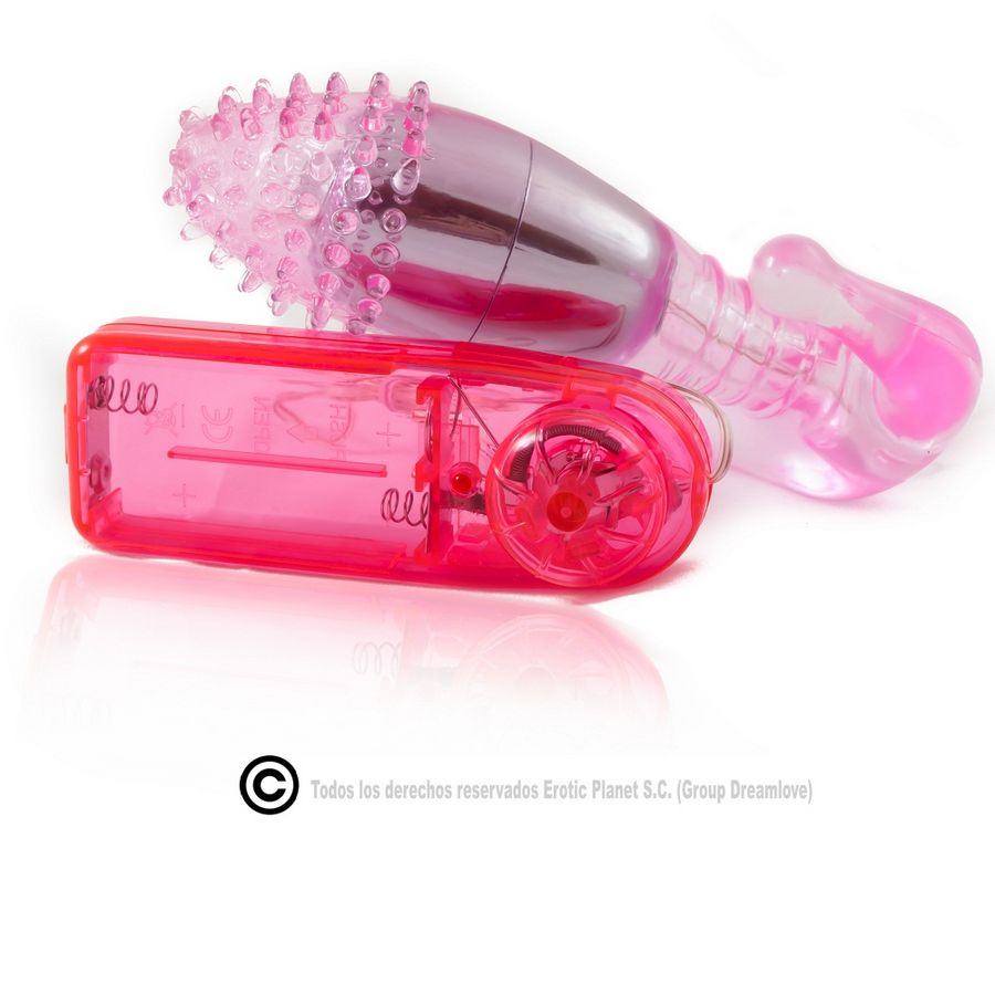 Baile - Stimulateur Vaginal et Anal avec Picots - Rose