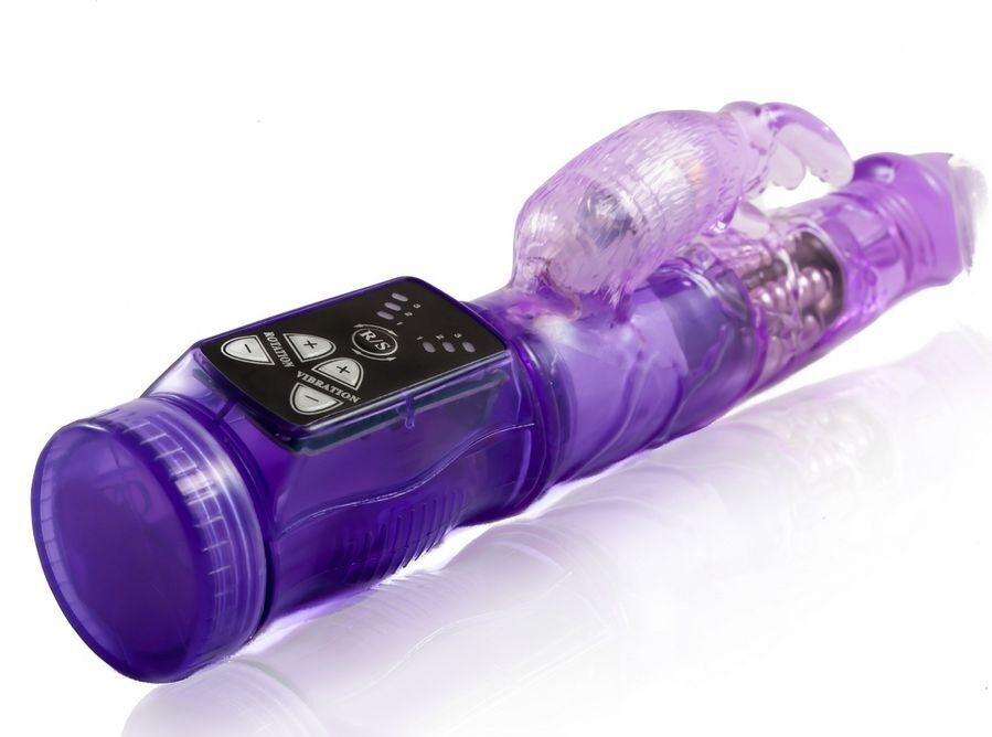Baile - Vibro Rabbit et Rotatif 21,5 cm - Violet