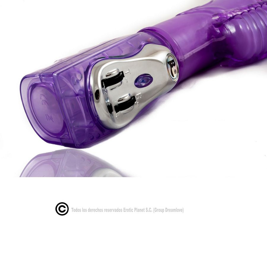 Baile - Vibro Rabbit et Rotatif 18,5 cm - Violet