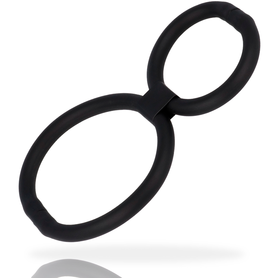 Anneau Pénien Double Réglable Silicone - Addicted Toys