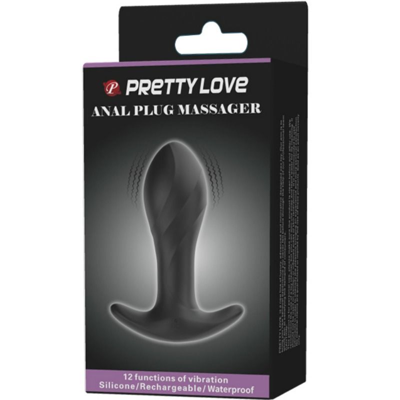 Plug Anal Vibrant Pretty Love Silicone Noir - Pretty Love