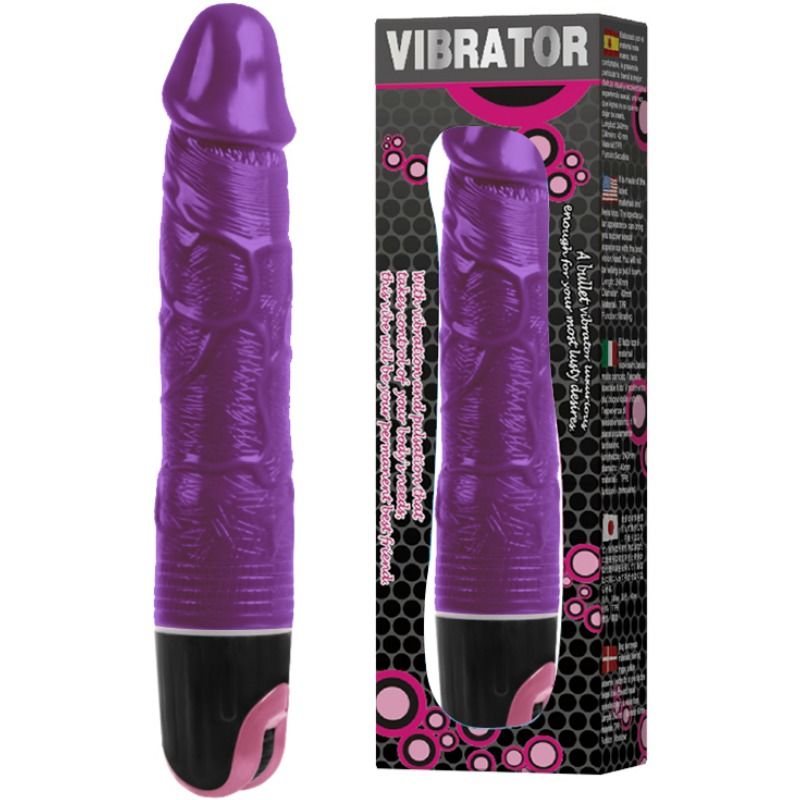 Baile - Vibromasseur Réaliste ’Vibrator’ Violet - 24 cm