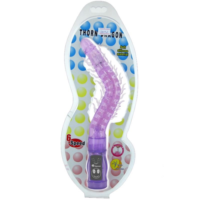 Baile - Vibromasseur Flexible Thorn Dragon - Violet