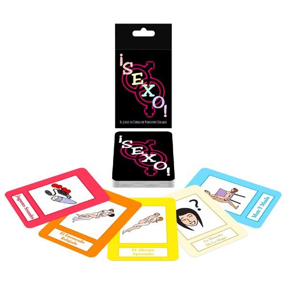 Jeu de Cartes Érotique SEXO! Positions Version Espagnole - Kheper