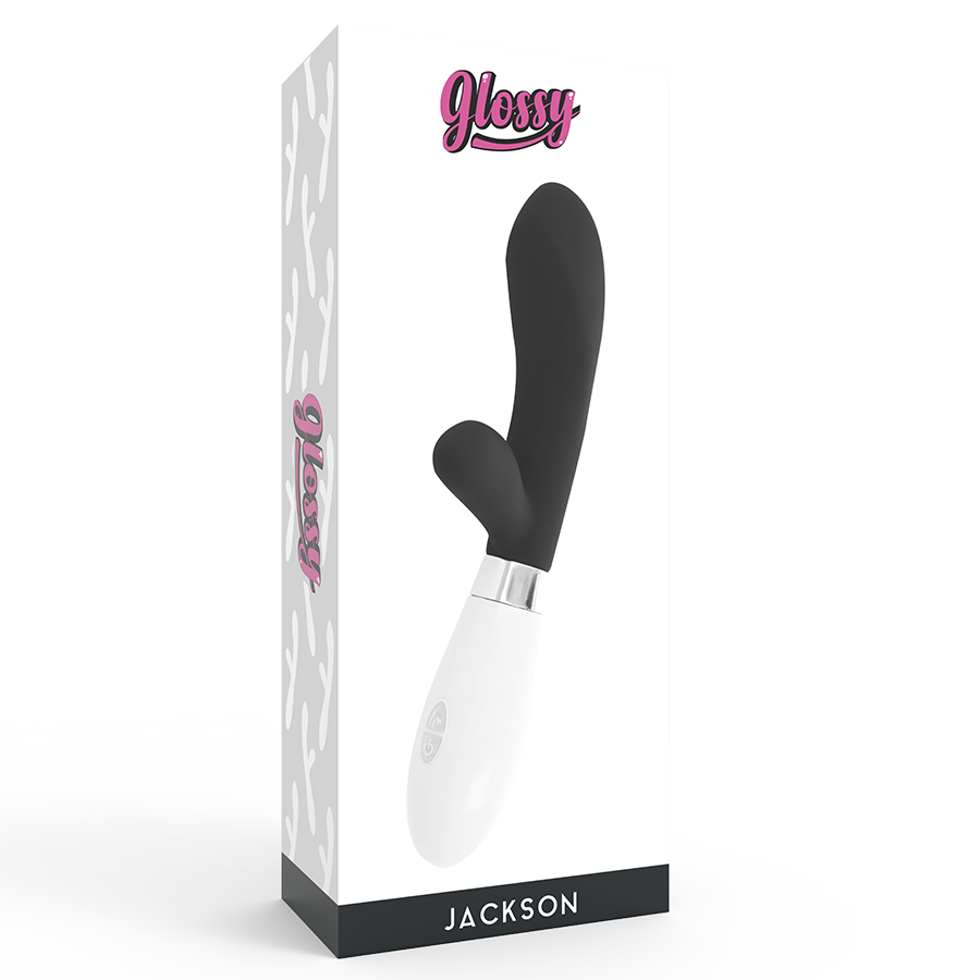 Vibromasseur Rabbit Jackson Noir - Glossy - GLOSSY