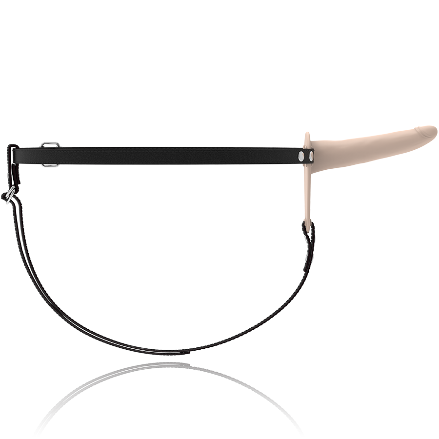 Fetish Submissive - Gode Ceinture Femme Beige / 15 cm