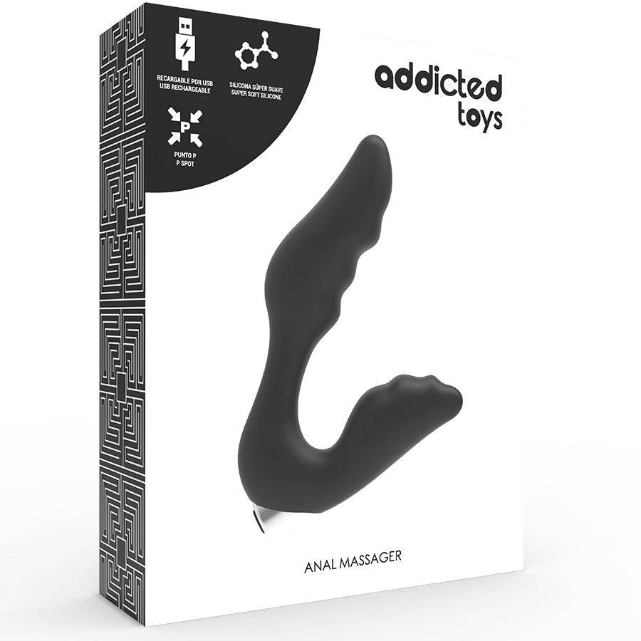 Masseur Prostatique Vibrant Rechargeable Modèle 6 - Addicted