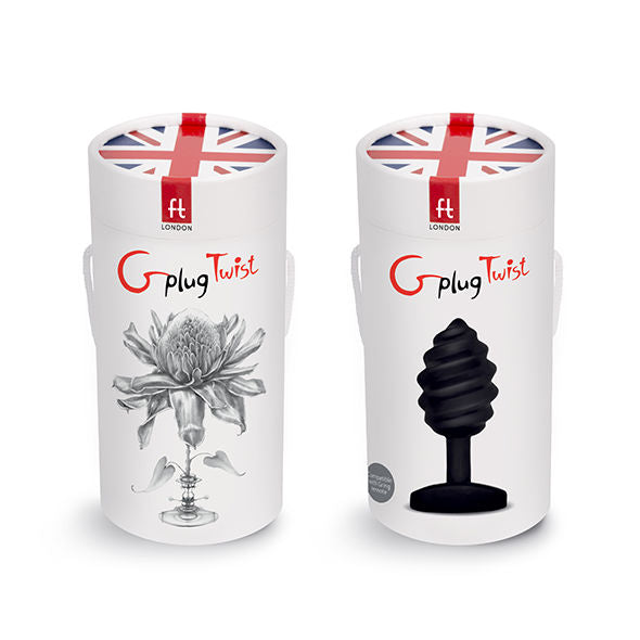 Plug Anal Vibrant Torsadé Gplug Twist Noir - Gvibe