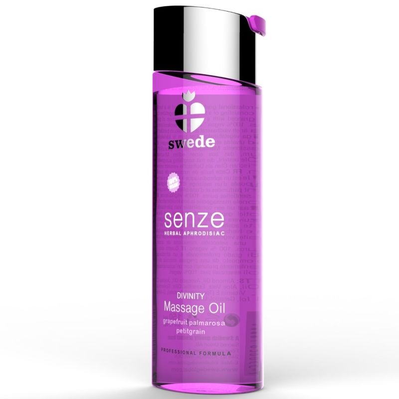 Huile de massage aphrodisiaque Divinity pamplemousse 150ml - Swede - SWEDE