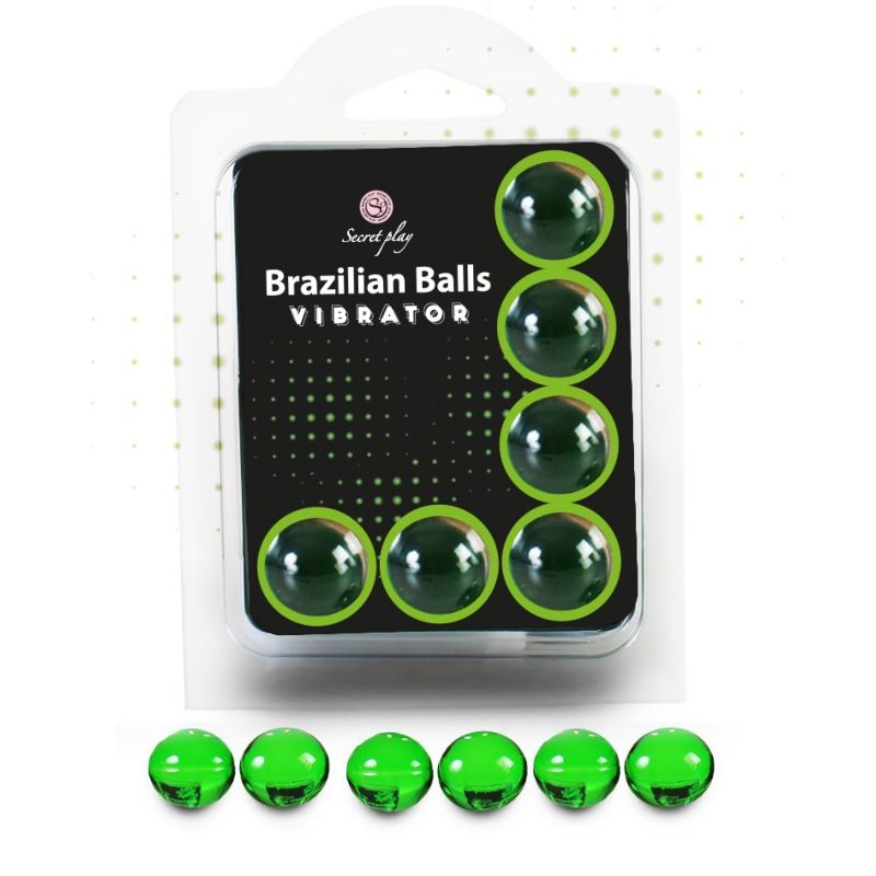 Secret Play - Boules de Massage Vibration Brazilian Balls x6