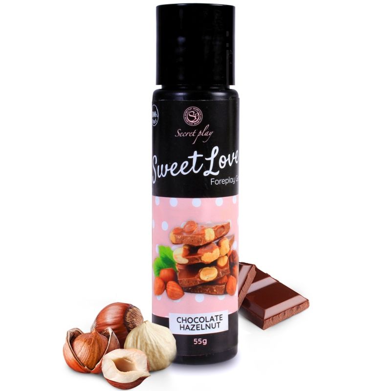 Secret Play - Gel Lubrifiant Comestible Chocolat Noisette - 60 ml