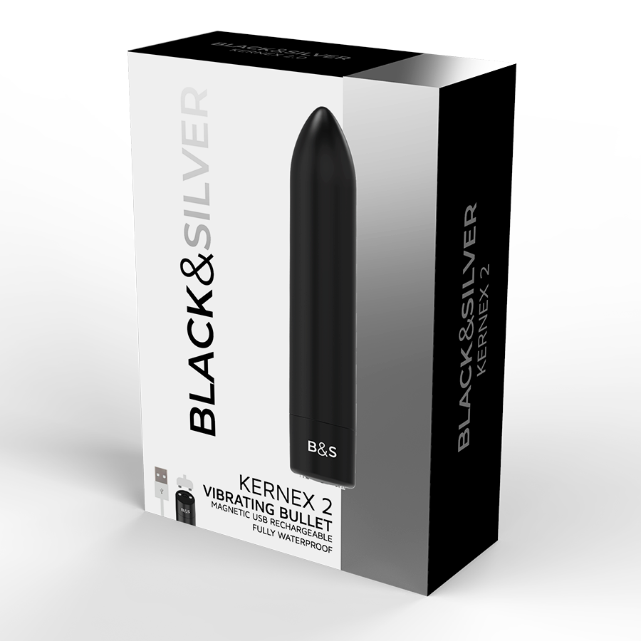 Balle Vibrante Kernex 2 Noire - Black&Silver