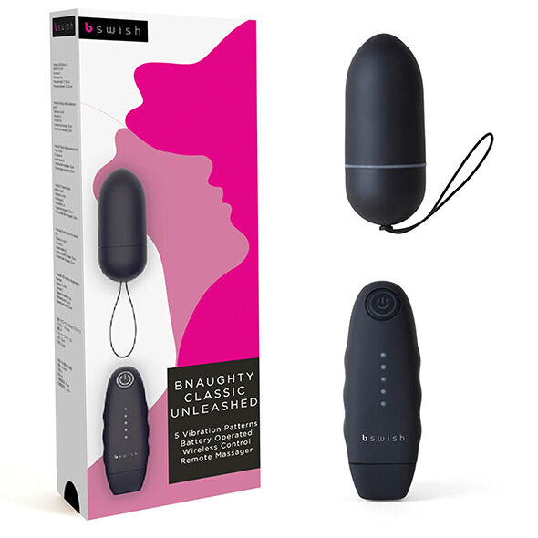 B Swish - Oeuf Vibrant Bnaughty Classic Unleashed - Noir