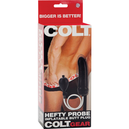 Plug Anal Gonflable 15,5 cm avec Pompe Noir - CalExotics
