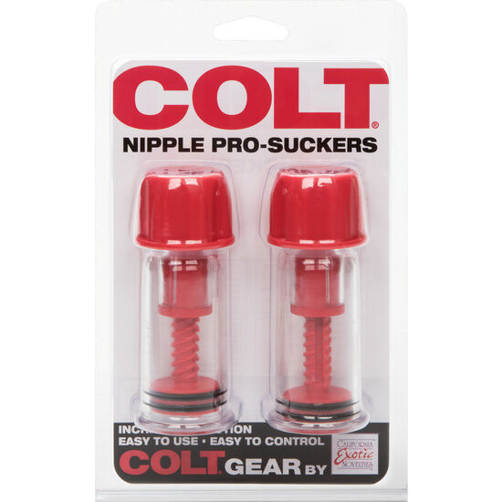 Ventouses Tétons COLT Prosuckers Rouge - CalExotics