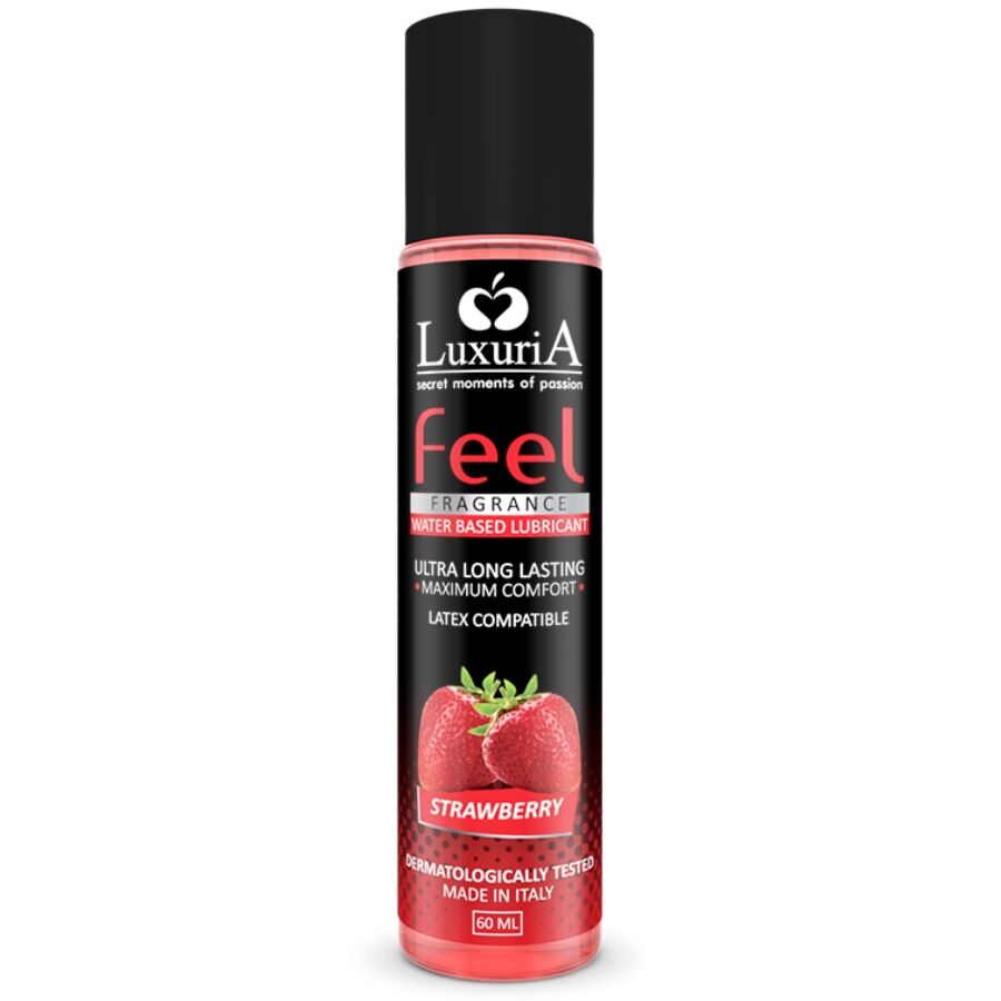 Intimateline - Lubrifiant Saveur Fraise Luxuria à base d’eau - 60 ml