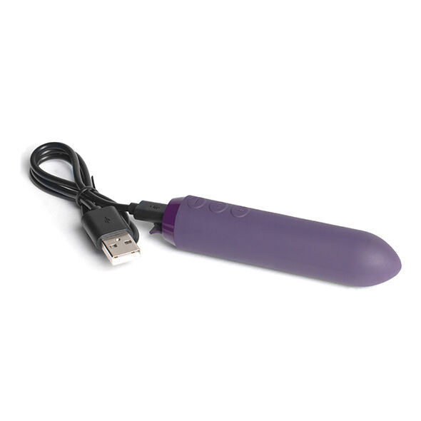 Vibromasseur Bullet Classique Violet + Manchon Doigt - Je Joue