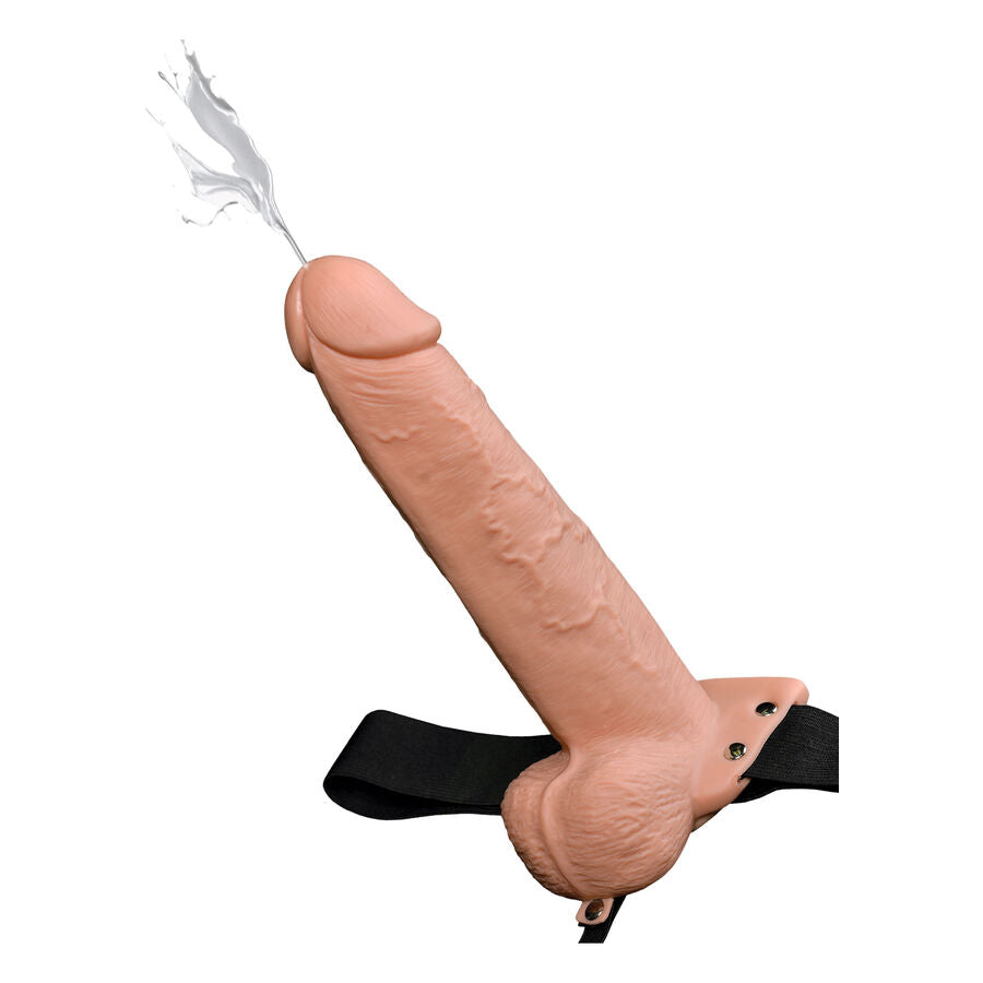 Gode Ceinture Éjaculateur Creux 23cm - Fetish Fantasy