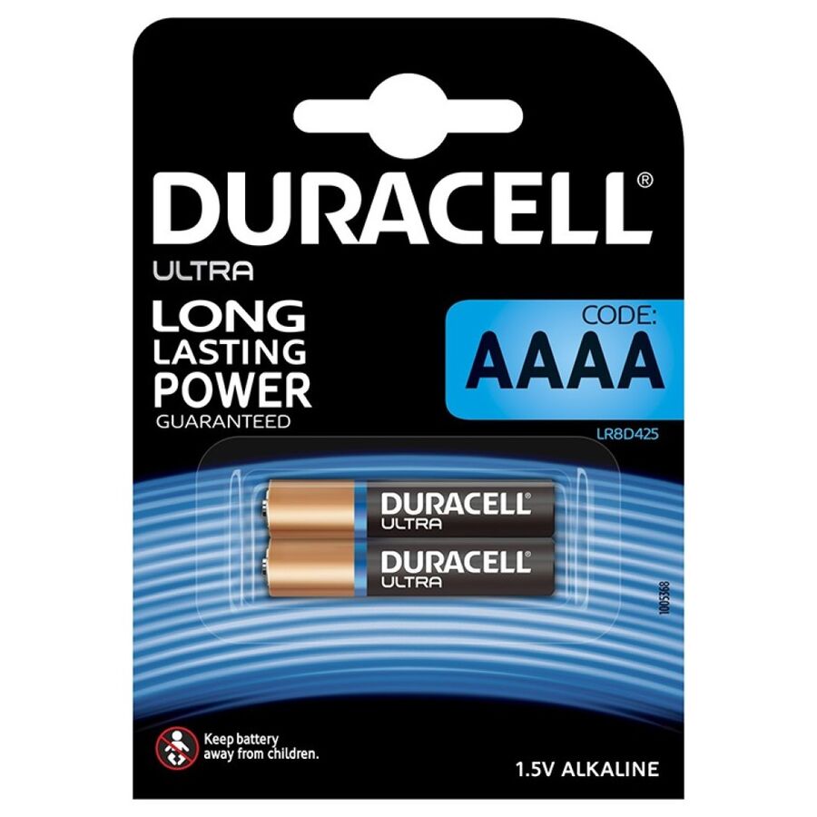 Piles AAAA Ultra Power Alcalines 1,5V Pack de 2 - Duracell - DURACELL