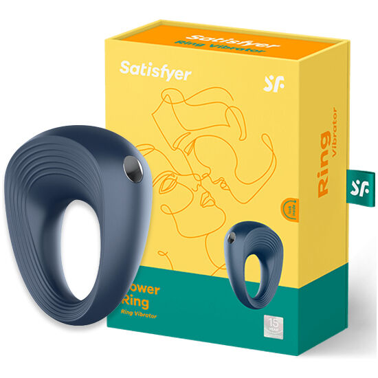 Cockring Vibrant Power Ring Bleu - Satisfyer