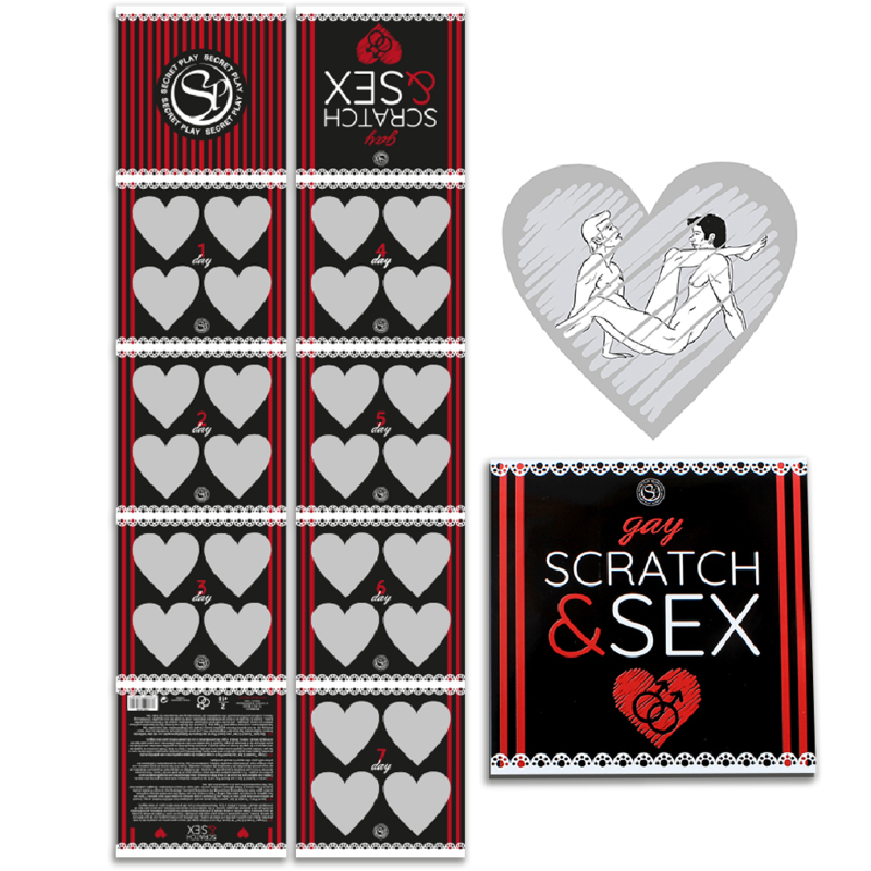 Secret Play - Jeu de Grattage Sexy Version Gay Scratch & Sex
