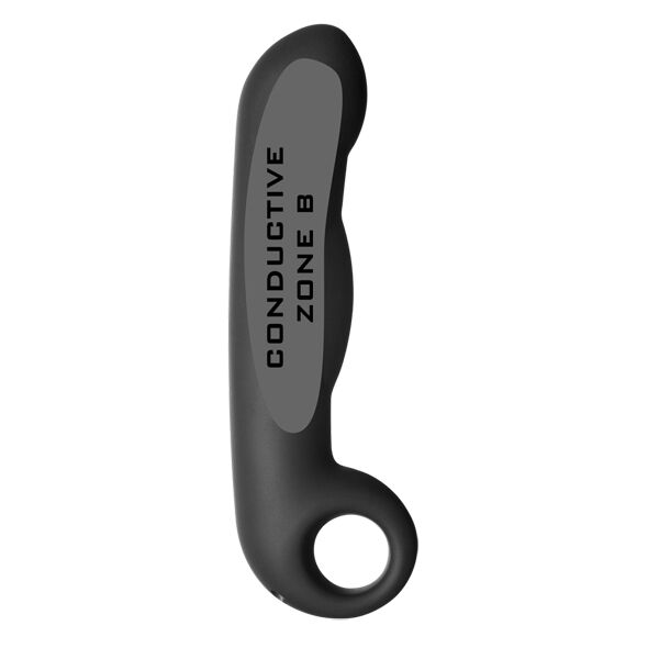 Gode Électrostimulation Ovid Silicone Noir - ElectraStim