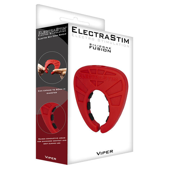 Anneau Pénien Électrostimulant Viper Silicone Fusion - ElectraStim