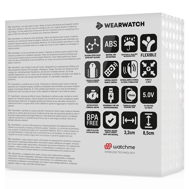 Vibrateur couple WearWatch Dual indigo - Wearwatch - WEARWATCH