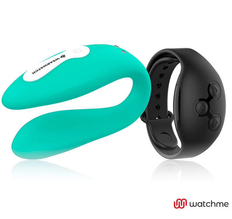 Vibrateur couple WearWatch Dual aigue-marine - WearWatch - WEARWATCH