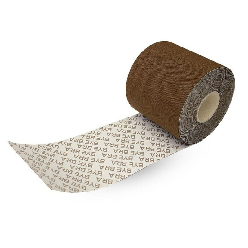 Bandes Adhésives Corps Bye Bra avec Cache-Tétons Marron - Bye Bra