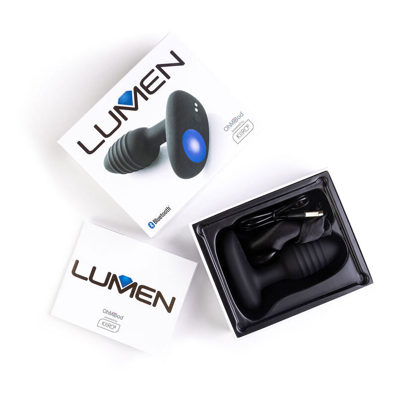 Plug Anal Vibrant Connecté Lumen Noir - OhMiBod