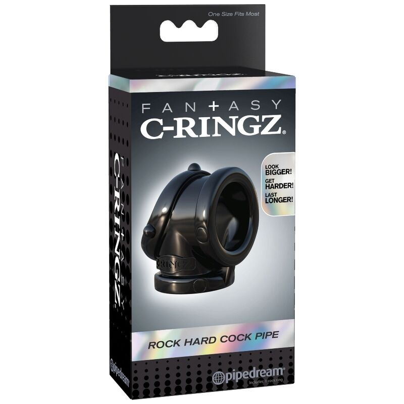 Anneau Pénien Fantasy C-Ringz Rock Hard Cock Pipe - TPR