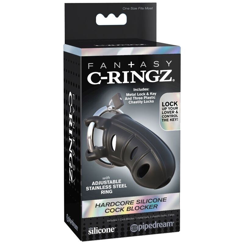 Cage de Chasteté Silicone C-Ringz Adjustable - Fantasy