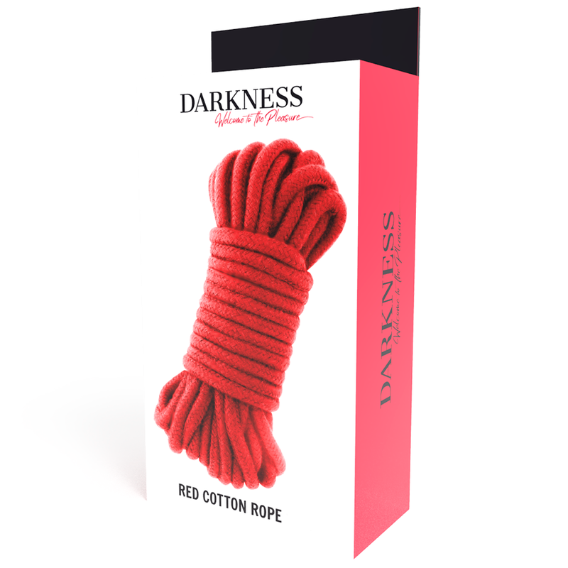 Darkness - Corde Bondage en coton 20m - Rouge