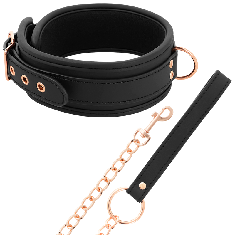 Collier BDSM Coquette Chic Desire Cuir Végan - Coquette