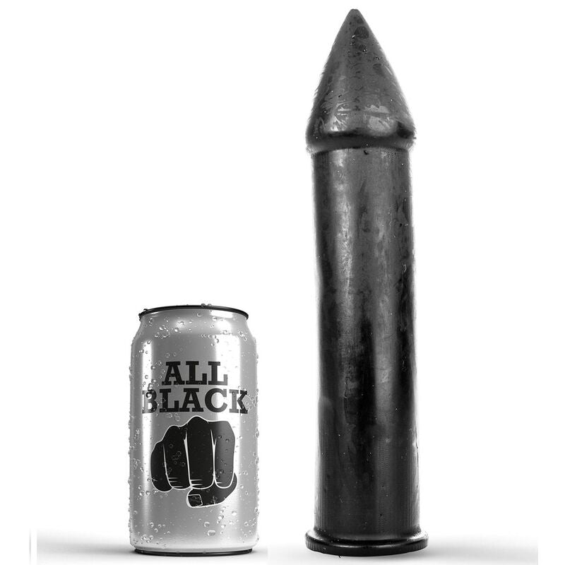 All Black - Gode Fisting en forme pointu - 24 cm