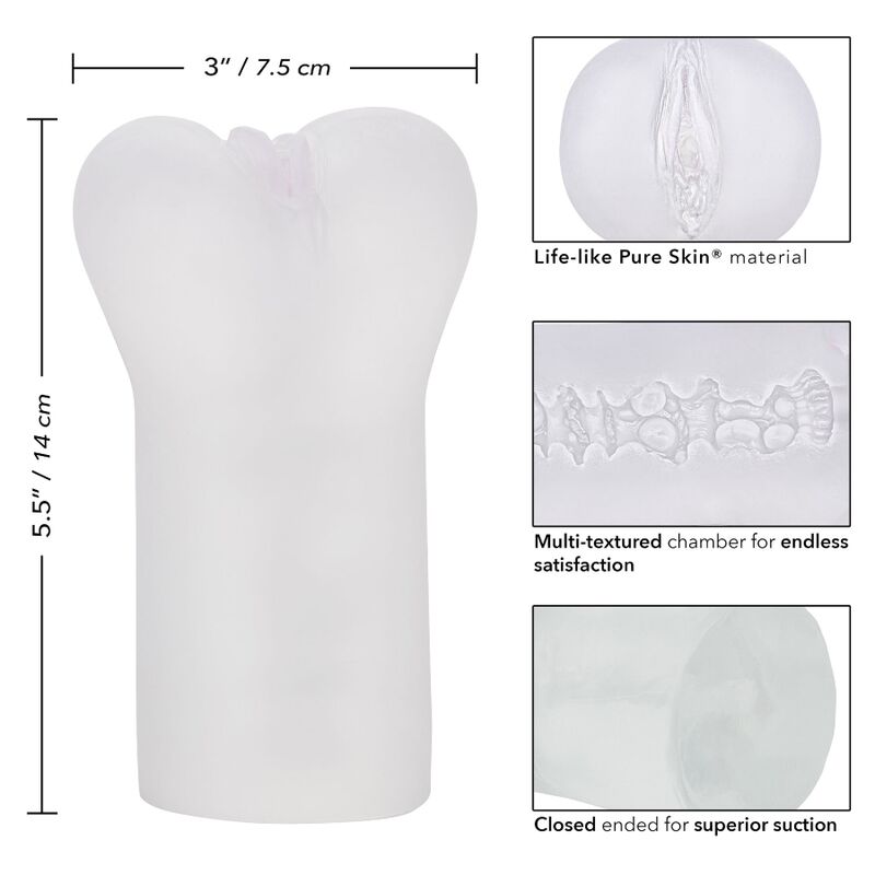 Masturbateur Boundless Vulva Stroker Transparent - CalExotics