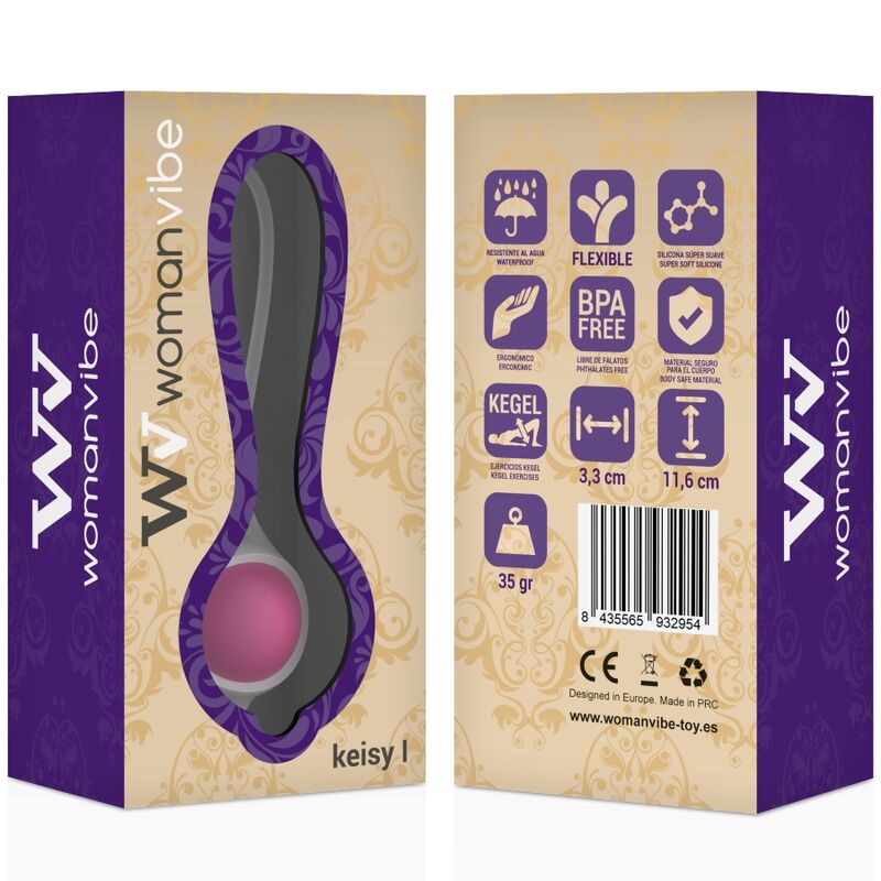 Womanvibe - Boule de Geisha en Silicone Rose - 35 g