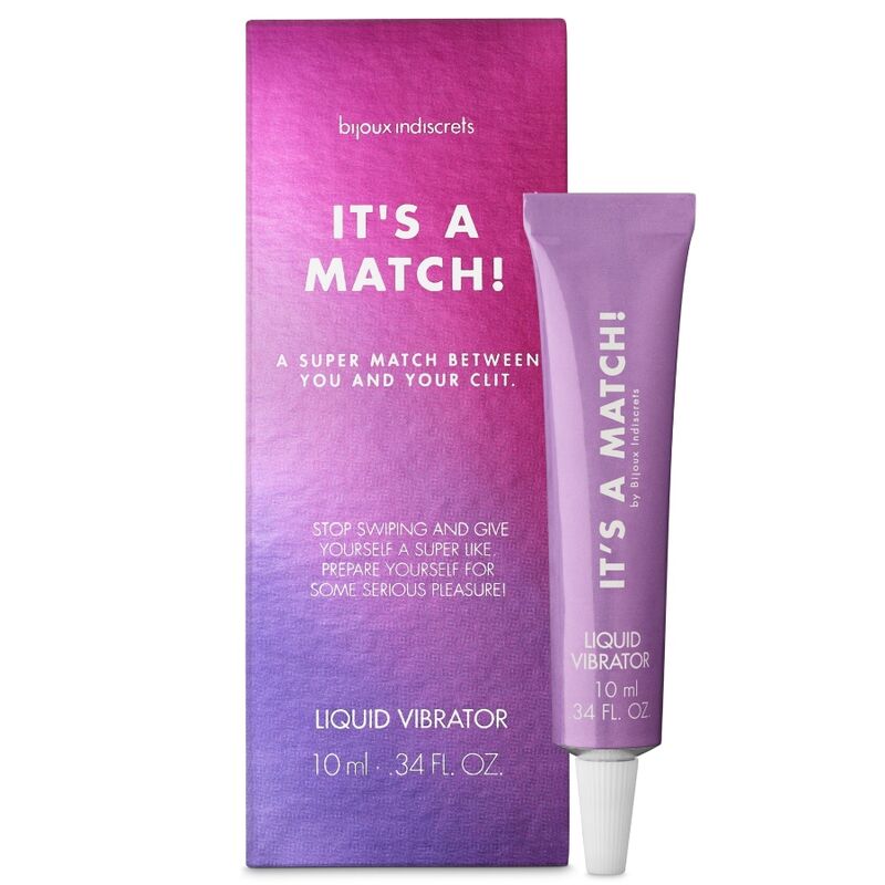 Bijoux Indiscrets - Gel Vibrant & Chauffant Clitherapy It’s a Match!
