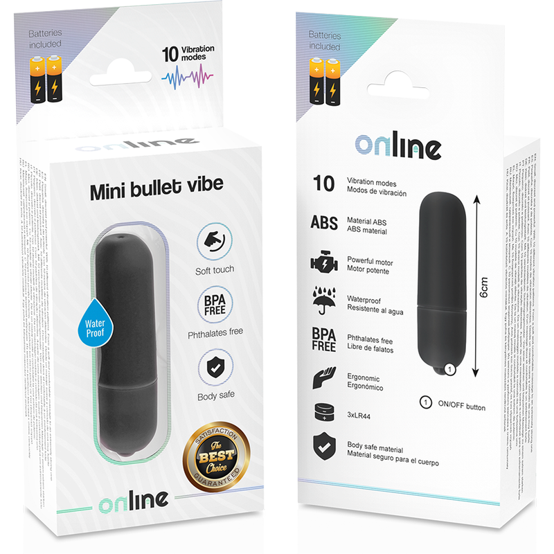 Stimulateur Mini Balle Vibrante Online Noire - Online
