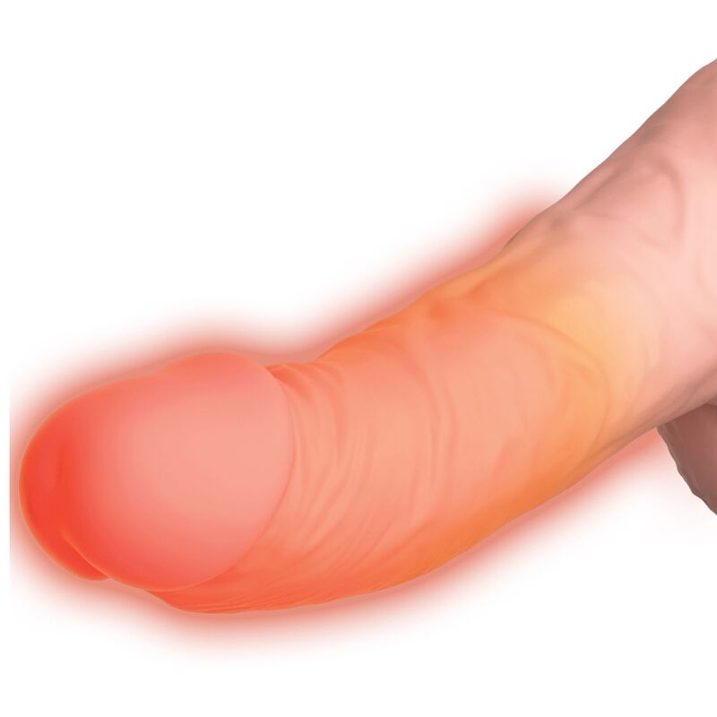 Gode Réaliste King Cock Plus Triple Menace Peau Claire - Pipedream