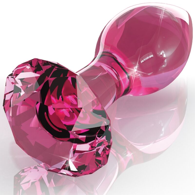 Plug Anal Icicles en Verre Rose N°79 - Pipedream