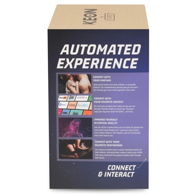 Pack Masturbateur Automatique Keon + Vagin Nicolette Shea - Kiiroo