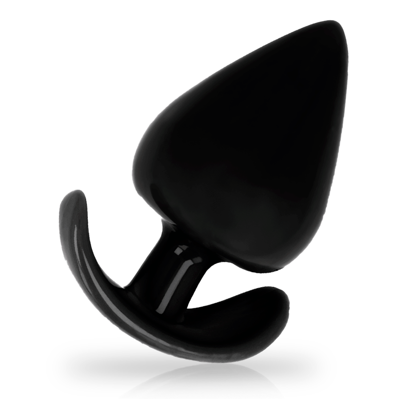 Plug Anal Ergonomique Noir 8,5 cm - Addicted Toys