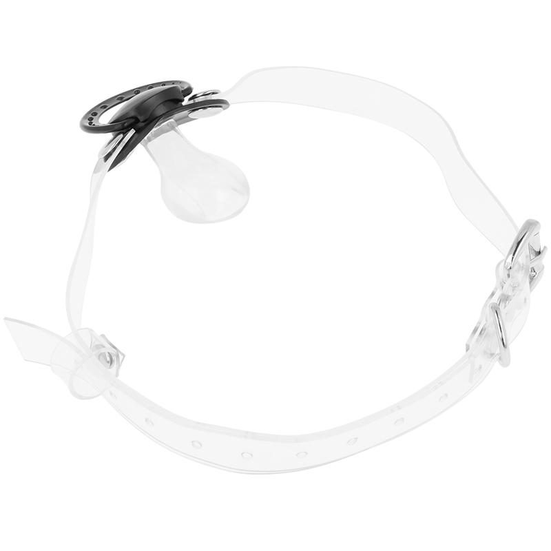 Bâillon Sucette Transparente Fetish Gag - Ohmama