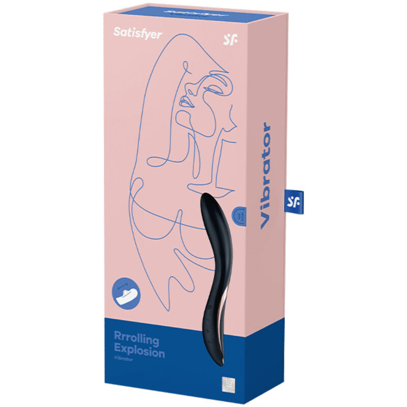 Vibromasseur Point-G Rrrolling Explosion Noir - Satisfyer