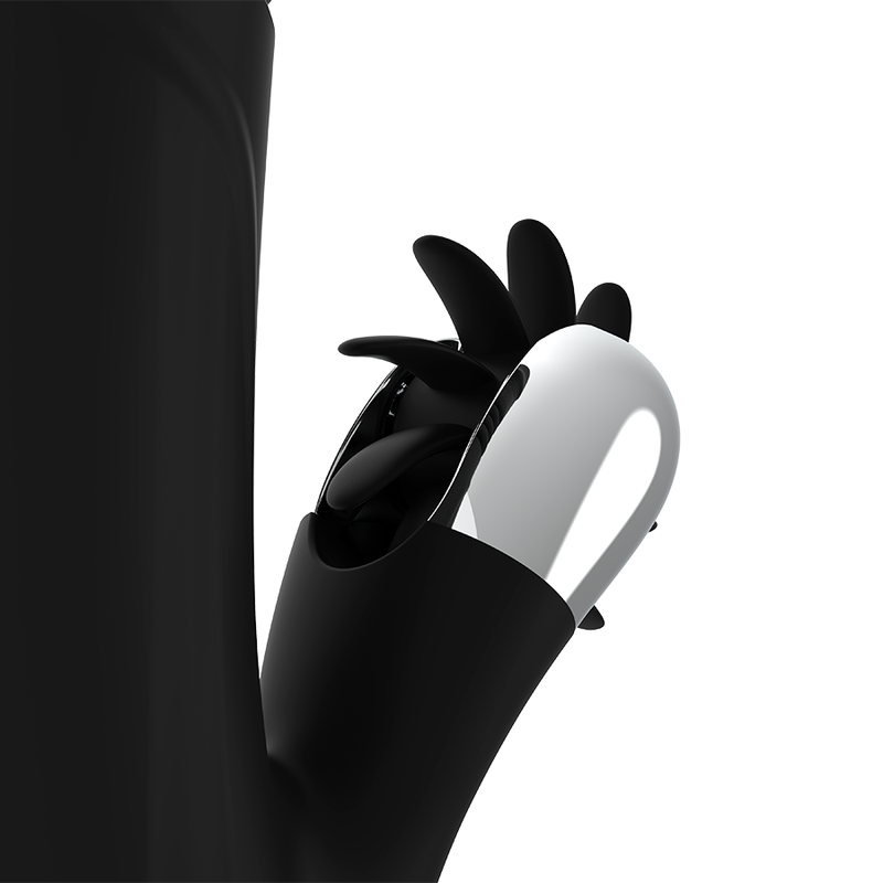 Vibromasseur Rabbit Bunny Reed Up & Down - Black&Silver
